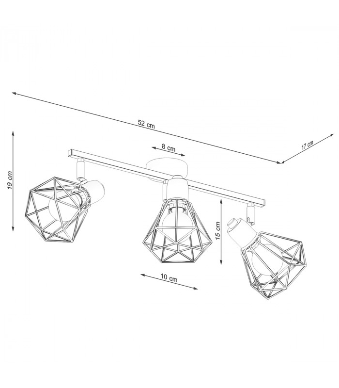 Artemis Ceiling Spotlight Bar White-5