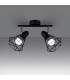 Artemis Twin Ceiling Spotlight Black-3