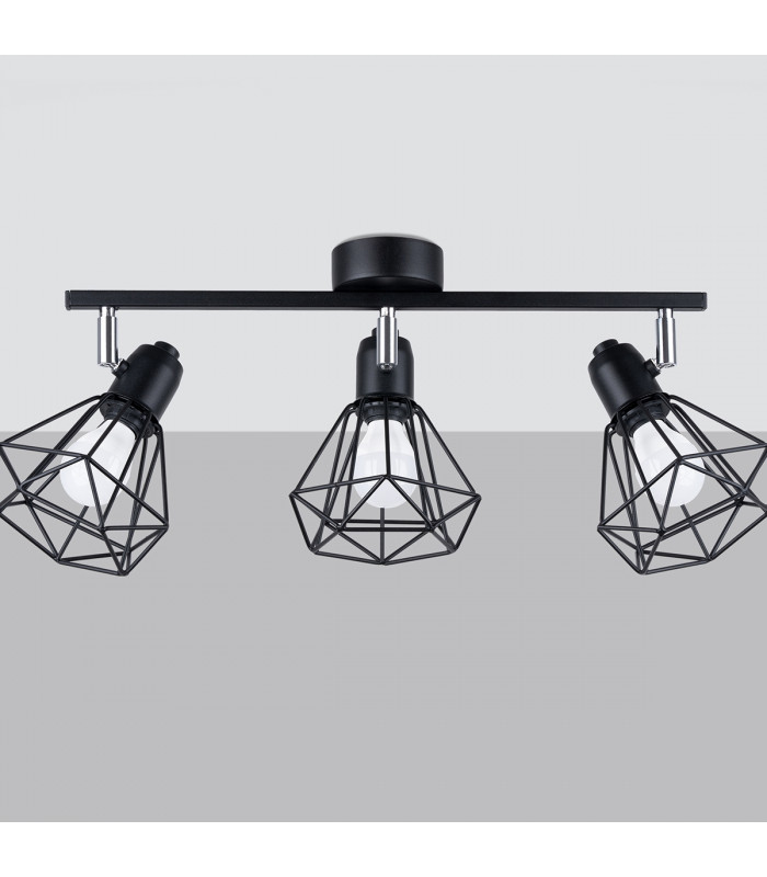 Artemis Ceiling Spotlight Bar Black-2