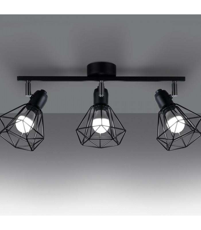 Artemis Ceiling Spotlight Bar Black-3