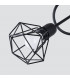 Artemis Multi Arm Semi Flush Ceiling Lamp Black-4