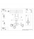 Artemis Multi Arm Semi Flush Ceiling Lamp Black-6