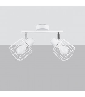 Beluci Twin Ceiling Spotlight White-2