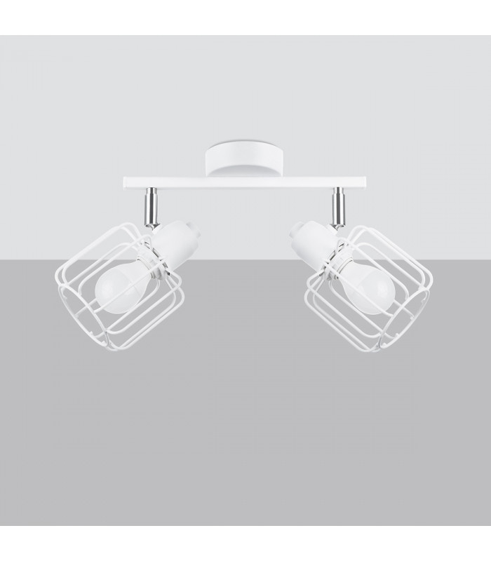 Beluci Twin Ceiling Spotlight White-2
