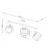 Beluci Ceiling Spotlight Bar White-5