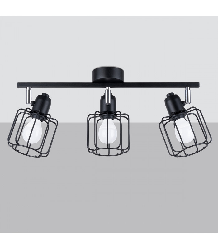 Beluci Ceiling Spotlight Bar Black-2