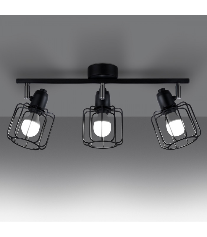 Beluci Ceiling Spotlight Bar Black-3