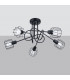Beluci Multi Arm Semi Flush Ceiling Lamp Black-2