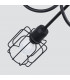 Beluci Multi Arm Semi Flush Ceiling Lamp Black-4