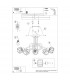 Beluci Multi Arm Semi Flush Ceiling Lamp Black-6