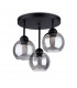 Alino Multi Arm Semi Flush Ceiling Lamp Black-1