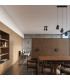 Alino Multi Arm Semi Flush Ceiling Lamp Black-8