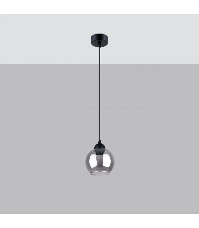 Alino Dome Pendant Ceiling Light Black-2