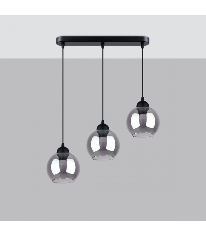 Alino Bar Pendant Ceiling Light Black-2