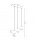 Alino Bar Pendant Ceiling Light Black-4