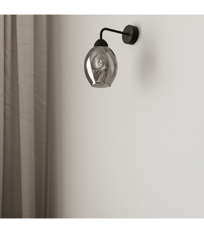 Fillan Multi Arm Semi Flush Ceiling Lamp Black-9