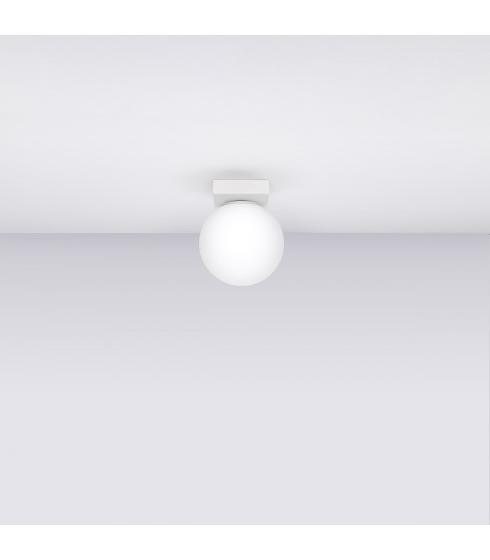 Yoli Globe Ceiling Light White-2