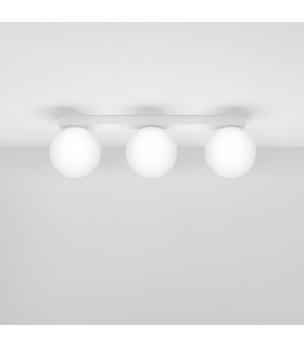 Yoli Globe Ceiling Light White-2