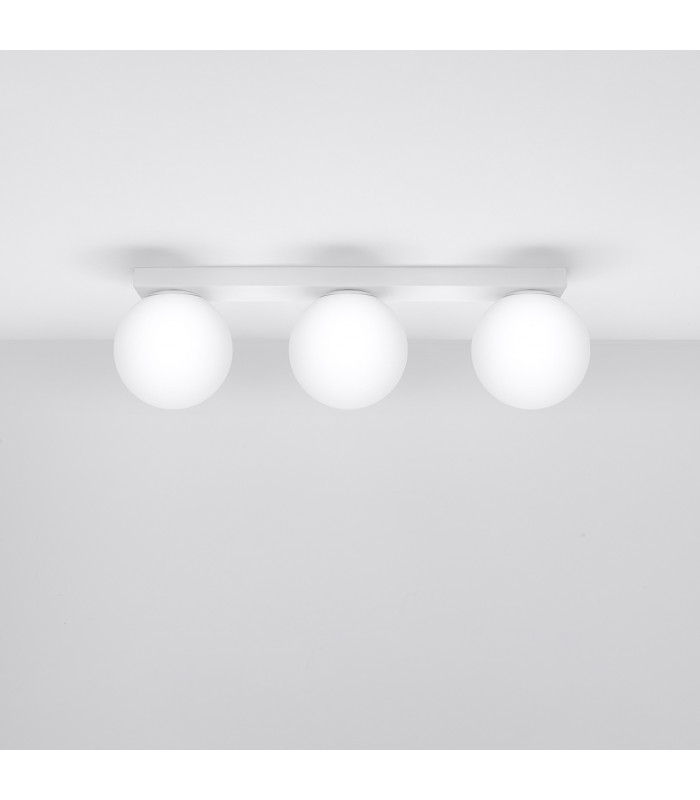 Yoli Globe Ceiling Light White-2