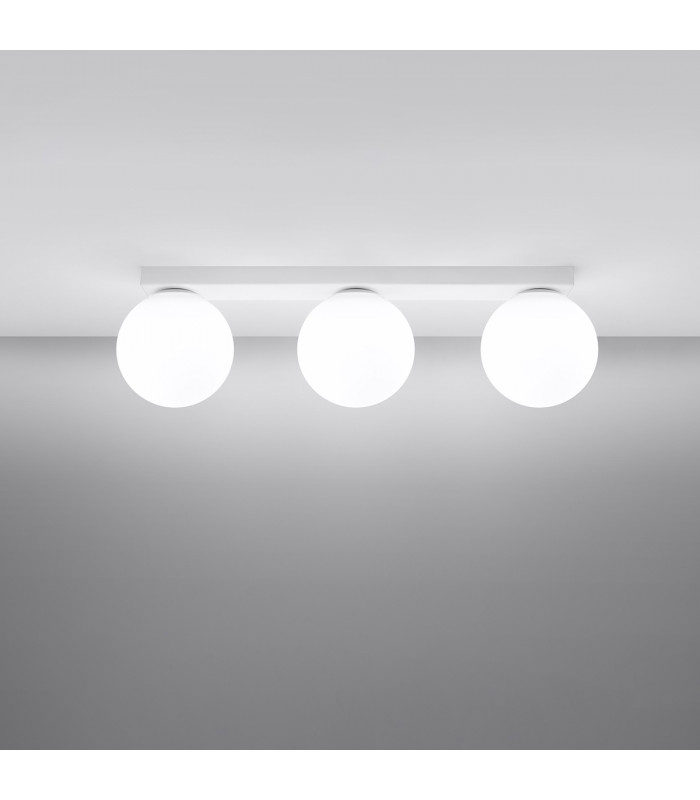 Yoli Globe Ceiling Light White-3