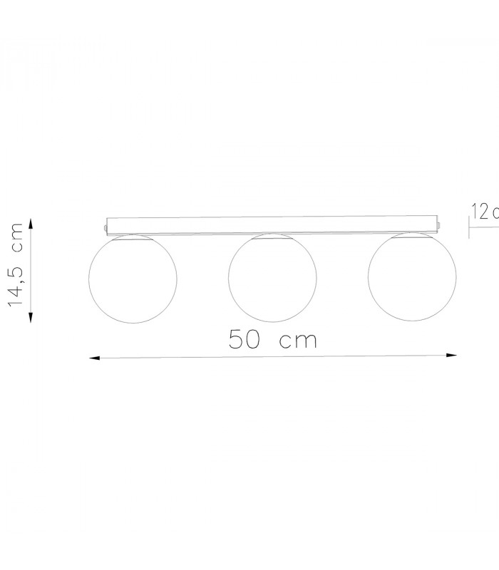 Yoli Globe Ceiling Light White-4