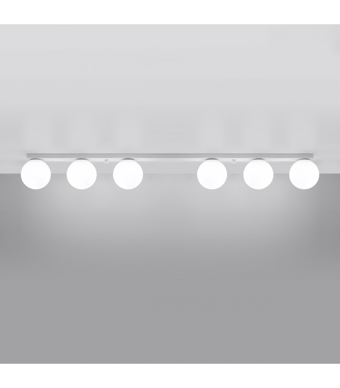 Yoli Globe Ceiling Light White-3