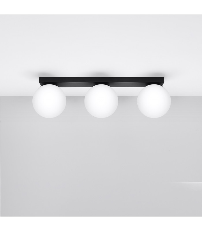 Yoli Globe Ceiling Light Black-2