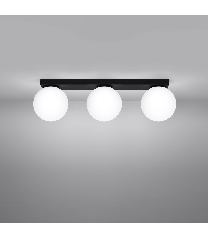 Yoli Globe Ceiling Light Black-3