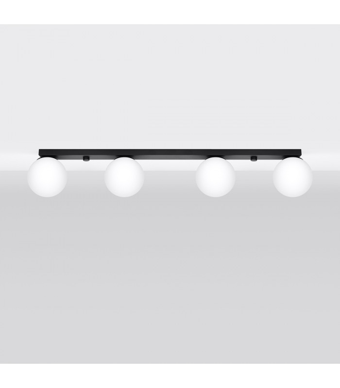 Yoli Globe Ceiling Light Black-2