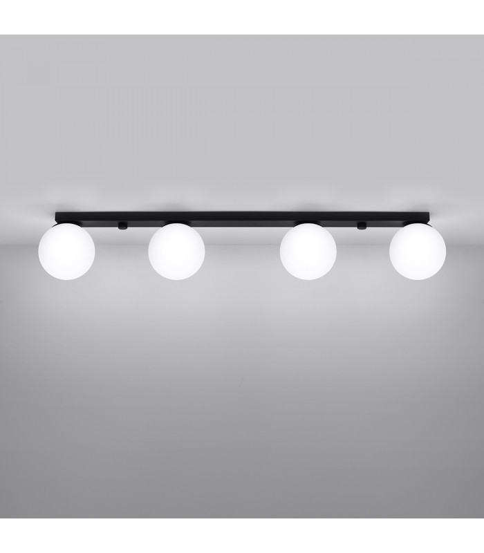 Yoli Globe Ceiling Light Black-3