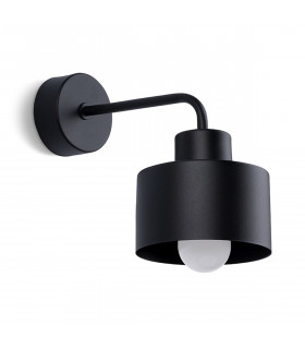 Savar Dome Wall Lamp Black-1