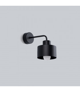 Savar Dome Wall Lamp Black-2