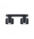 Savar Twin Ceiling Spotlight Black-1