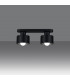Savar Twin Ceiling Spotlight Black-3