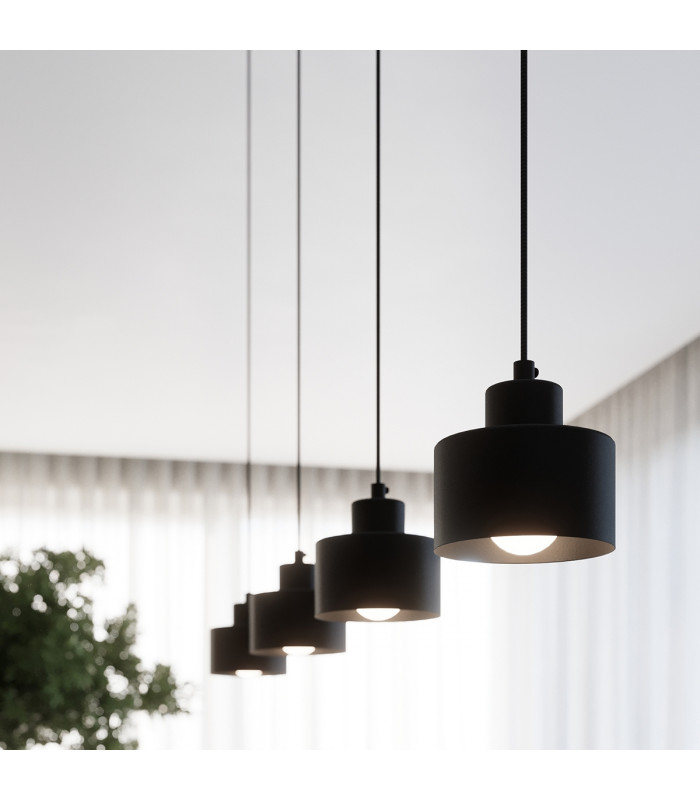 Savar Twin Ceiling Spotlight Black-9