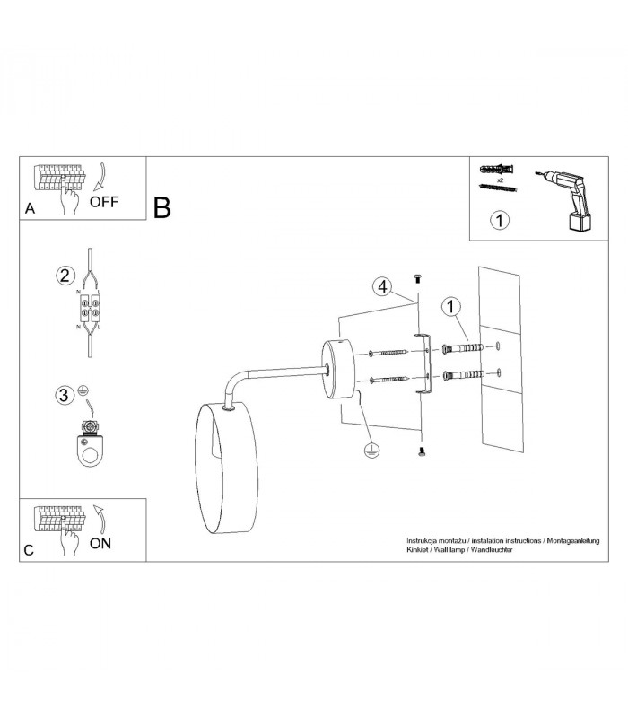 Titran Wall Lamp White-6
