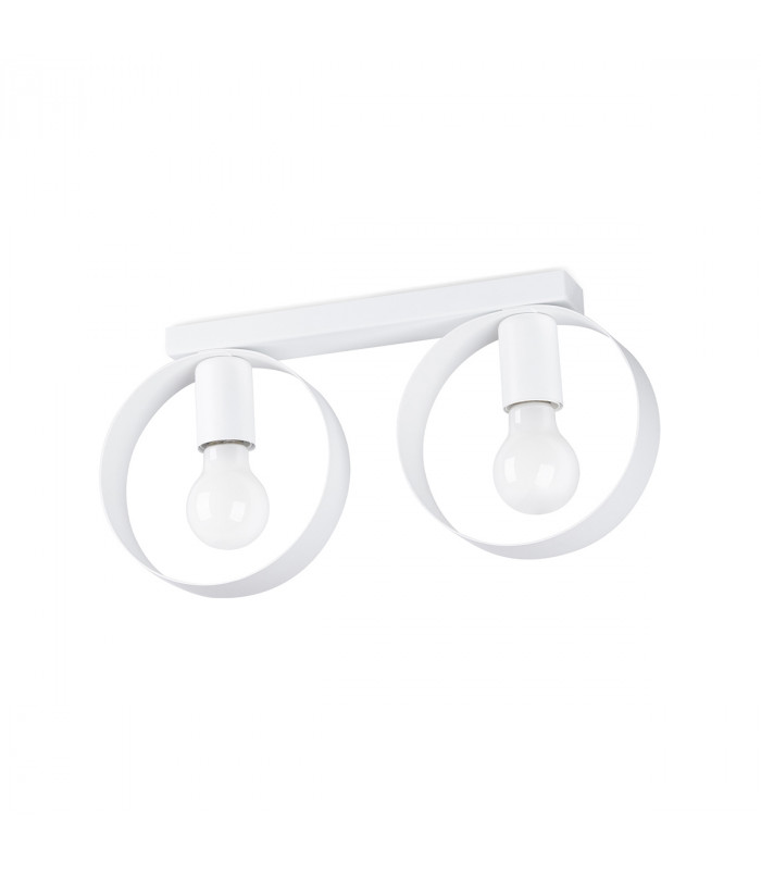 Titran Semi Flush Ceiling Light White-1