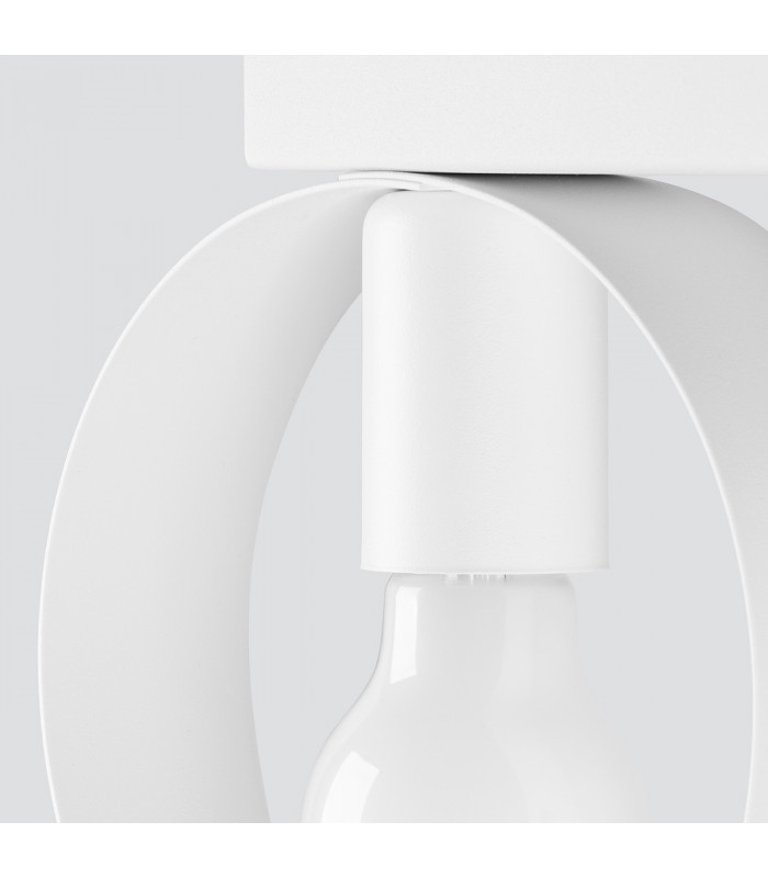 Titran Semi Flush Ceiling Light White-4