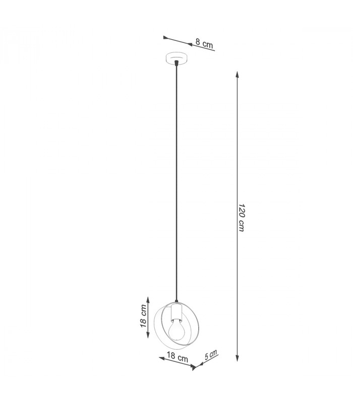 Titran Slim Pendant Ceiling Light White-5