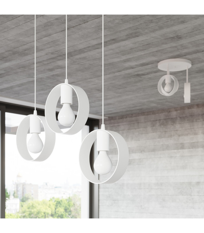 Titran Bar Pendant Ceiling Light White-9
