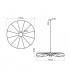 Eskola Wire Frame Pendant Ceiling Light Black-4