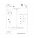Eskola Wire Frame Pendant Ceiling Light Black-5