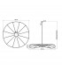 Eskola Wire Frame Pendant Ceiling Light Black-4