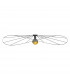 Eskola Semi Flush Ceiling Light Black-1