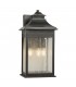 3 Light Large Wall Lantern - Imperial Bronze Finish, E14 - 1