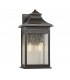 2 Light Medium Wall Lantern - Imperial Bronze Finish, E14 - 1