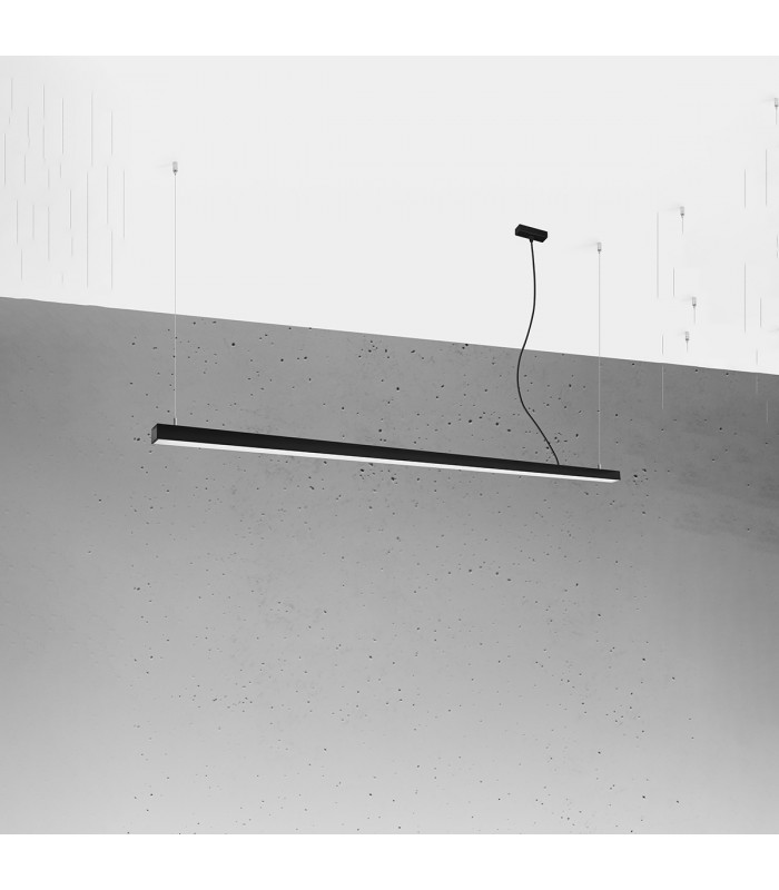 Pinne Integrated Led Pendant Ceiling Light Black-2