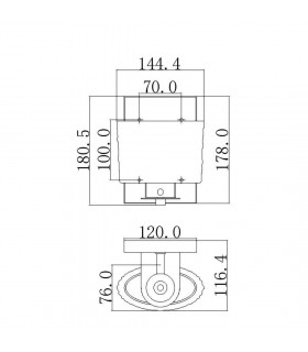 1 Light Wall Light - Polished Chrome Finish, G9 - 2