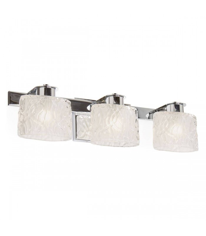 3 Light Above Mirror Light - Polished Chrome Finish IP44, G9 - 1