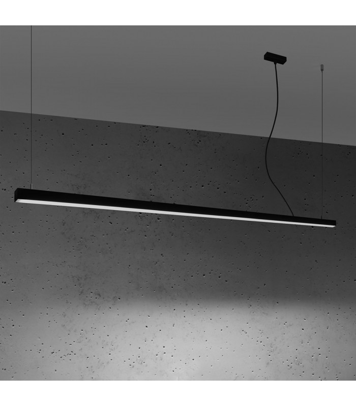 Pinne Integrated Led Pendant Ceiling Light Black-3